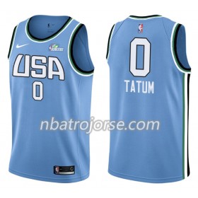 Män Boston Celtics Tröja Jayson Tatum 0 Nike 2019 Rising Star Swingman